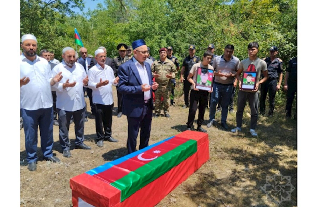Kəlbəcərdə itikin düşən hərbçimizin nəşi Qubada dəfn olundu