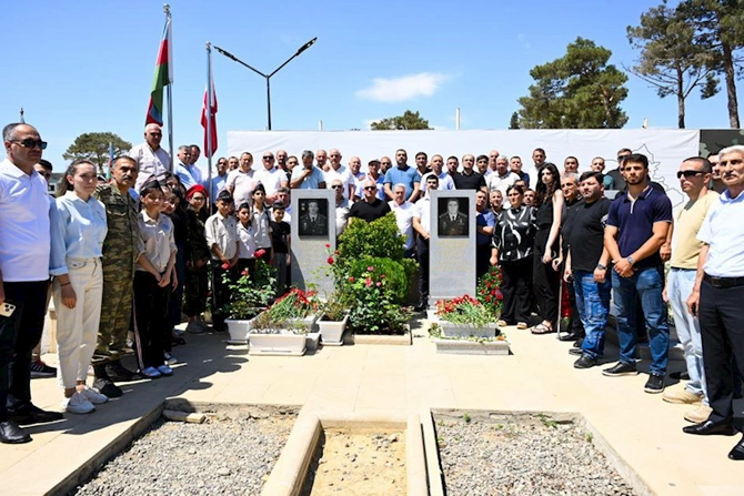 Polad Həşimov və İlqar Mirzəyevin xatirəsi yad edildi — FOTOLAR