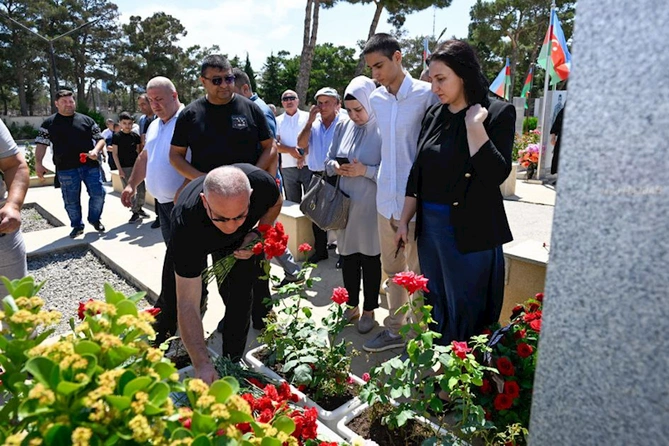 Polad Həşimov və İlqar Mirzəyevin xatirəsi yad edildi — FOTOLAR