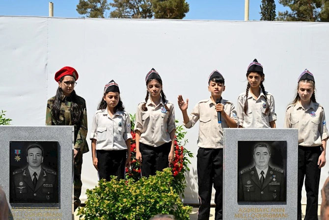Polad Həşimov və İlqar Mirzəyevin xatirəsi yad edildi — FOTOLAR