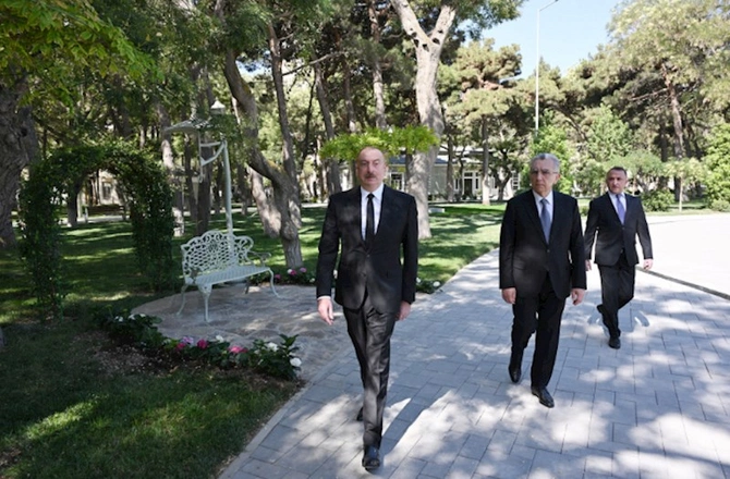 İlham Əliyev Nərimanov parkının açılışında — FOTOLAR