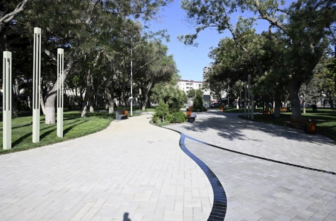 İlham Əliyev Nərimanov parkının açılışında — FOTOLAR