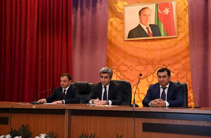 “Azərişıq” Lerikdə sahibkarlarla görüş keçirdi — FOTOLAR
