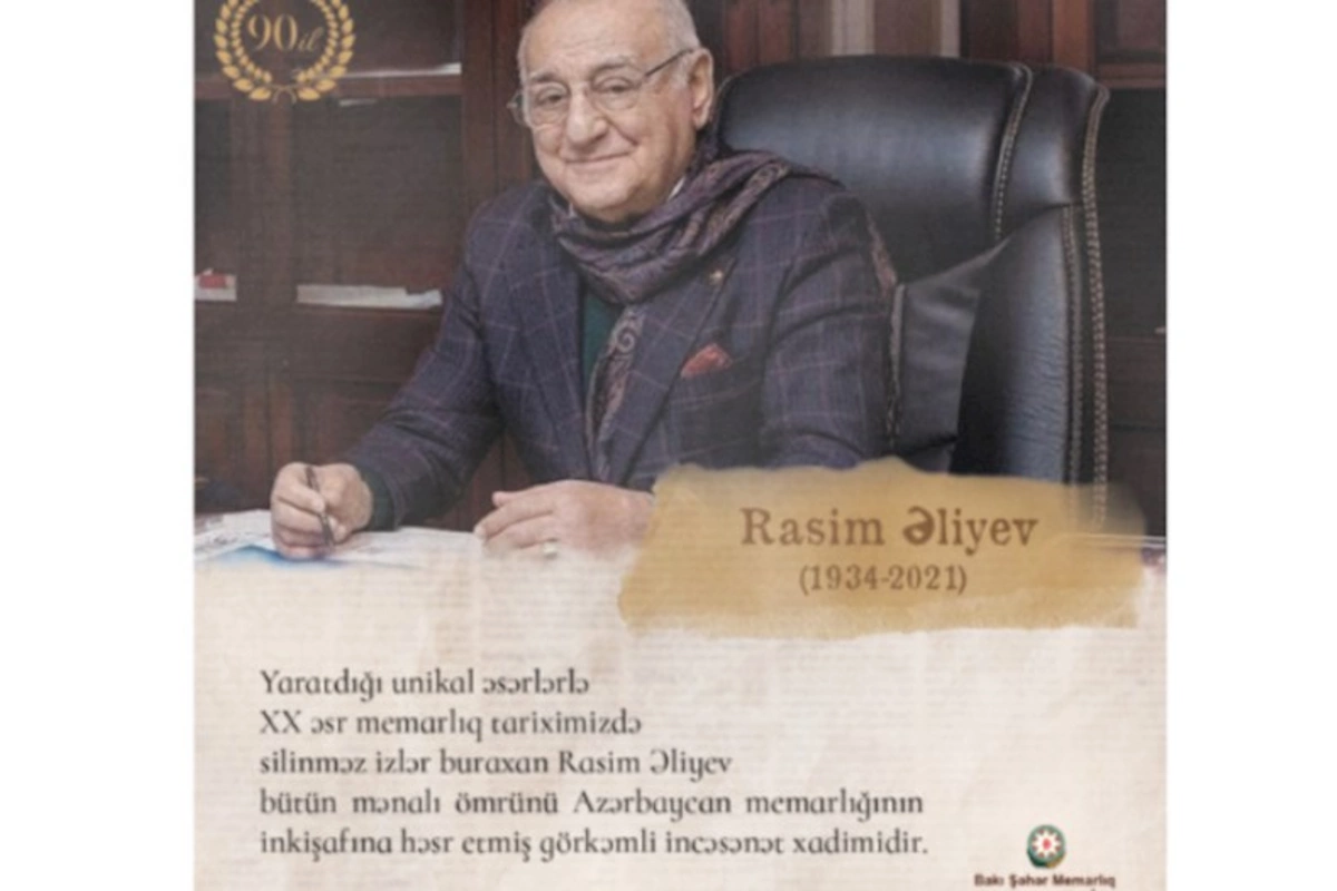 Azərbaycan milli memarlığının görkəmli nümayəndəsi — Rasim Əliyevi yaxından tanıyaq (FOTO)