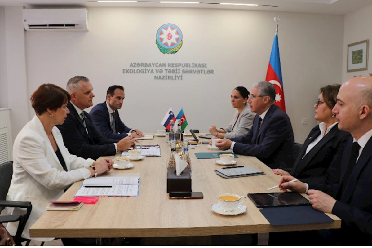 Muxtar Babayev sloveniyalı həmkarı ilə görüşdü
