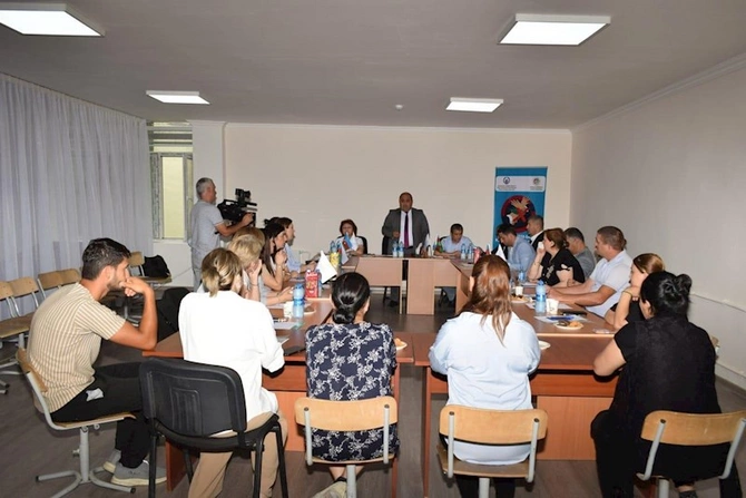 Xaçmaz rayon Peşə Məktəbində korrupsiya ilə mübarizəyə həsr olunmuş tədbir keçirilib — FOTOLAR