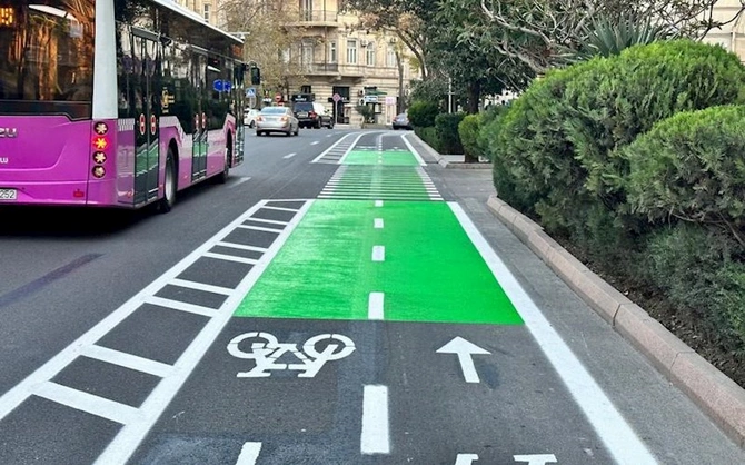 Velosiped yollarından istifadəyə görə inzibati tənbeh tətbiq olunacaq Velosiped yollarından istifadəyə görə inzibati tənbeh tətbiq olunacaq