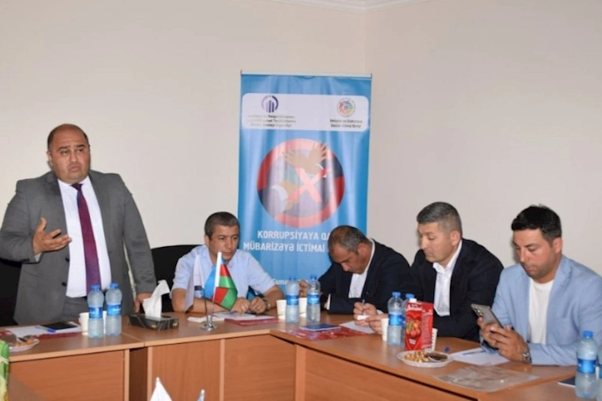 Xaçmaz rayon Peşə Məktəbində korrupsiya ilə mübarizəyə həsr olunmuş tədbir keçirilib — FOTOLAR