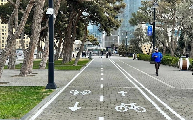 Velosiped yollarından istifadəyə görə inzibati tənbeh tətbiq olunacaq Velosiped yollarından istifadəyə görə inzibati tənbeh tətbiq olunacaq