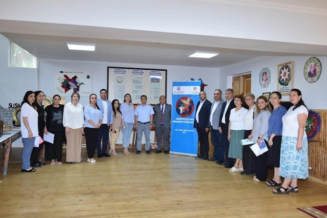 Xaçmaz rayon Peşə Məktəbində korrupsiya ilə mübarizəyə həsr olunmuş tədbir keçirilib — FOTOLAR