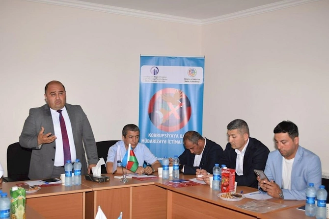 Xaçmaz rayon Peşə Məktəbində korrupsiya ilə mübarizəyə həsr olunmuş tədbir keçirilib — FOTOLAR