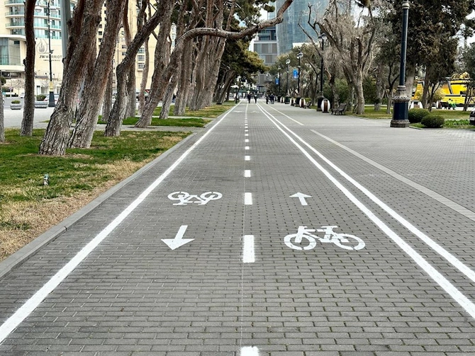 Velosiped yollarından istifadəyə görə inzibati tənbeh tətbiq olunacaq Velosiped yollarından istifadəyə görə inzibati tənbeh tətbiq olunacaq