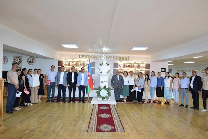 Xaçmaz rayon Peşə Məktəbində korrupsiya ilə mübarizəyə həsr olunmuş tədbir keçirilib — FOTOLAR