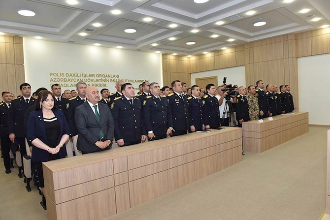 Sumqayıtda Polis Günü qeyd edildi — FOTOLAR