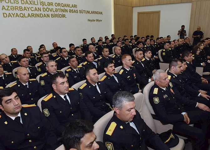 Sumqayıtda Polis Günü qeyd edildi — FOTOLAR