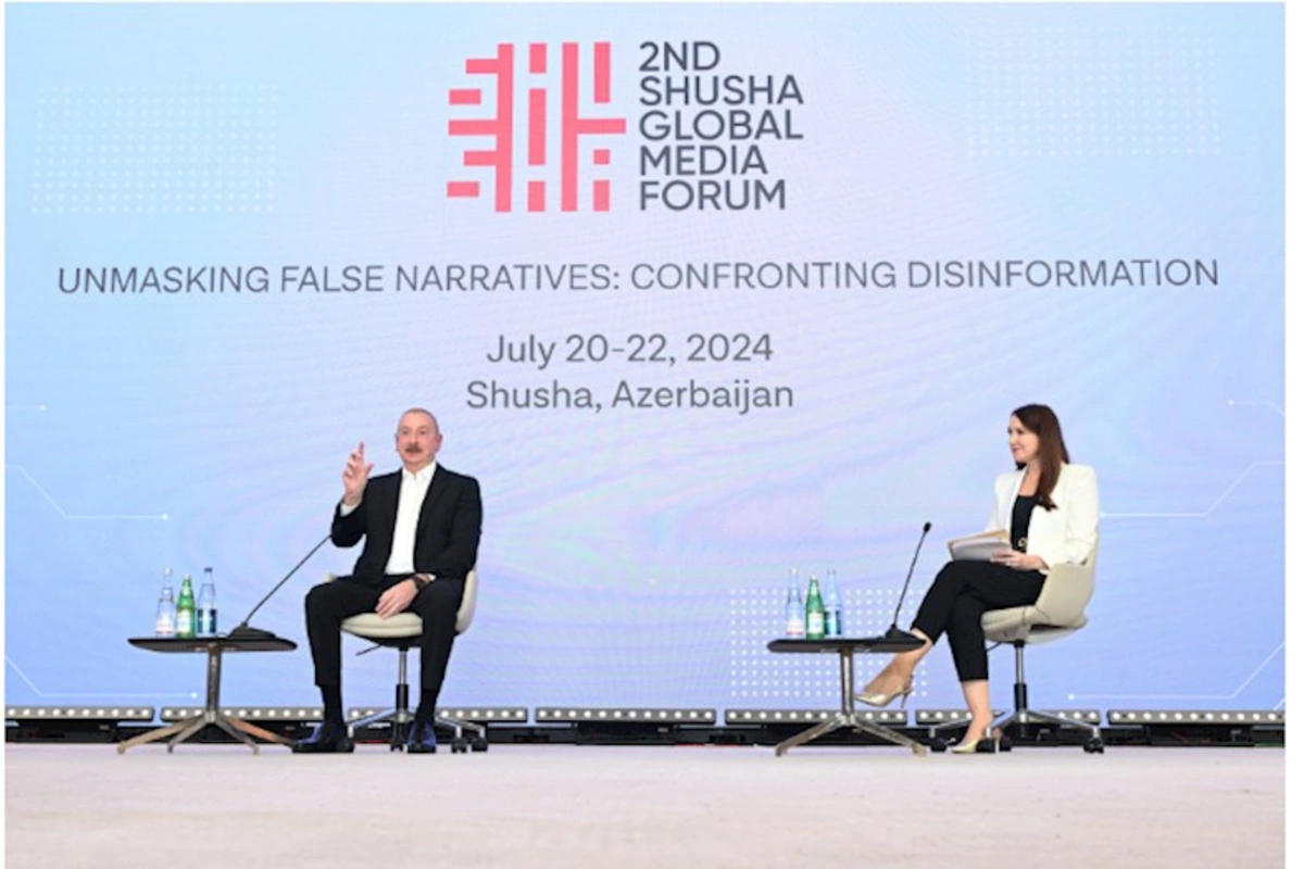 Şuşa Forumunda gülüş yaradan maraqlı dialoq — VİDEO