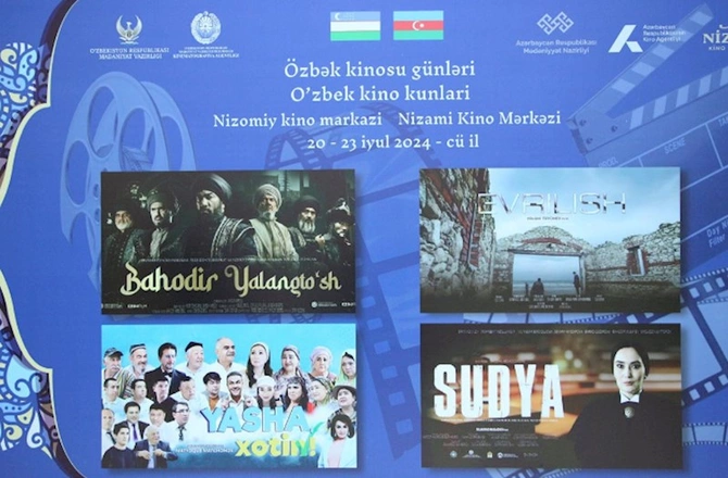 Bakıda Özbək Kinosu Günlərinin açılışı olub — FOTOLAR
