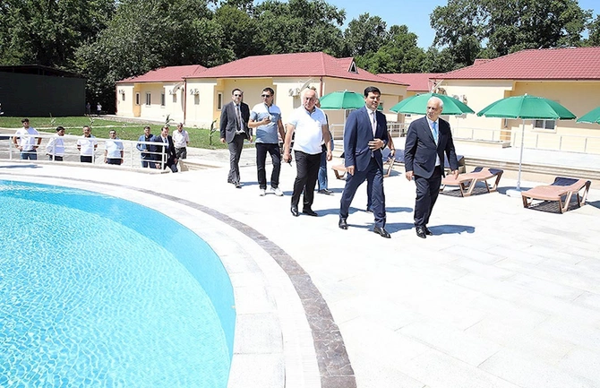 Xaçmazda “Təhsil” İstirahət Mərkəzinin yeni korpusunun açılışı olub — FOTOLAR