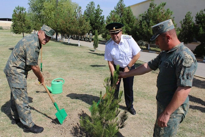 Hərbi Prokurorluq hərbçilərlə birlikdə Yevlaxda tədbir keçirib — FOTOLAR