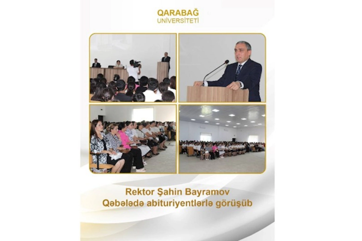 Şahin Bayramov yüksək bal toplayan abituriyentlərlə görüşdü — FOTOLAR