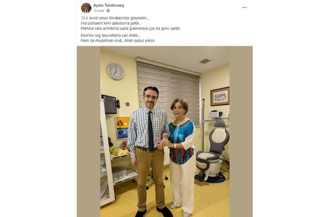Leyla Şıxlinskaya islamı qəbul etdi — FOTO