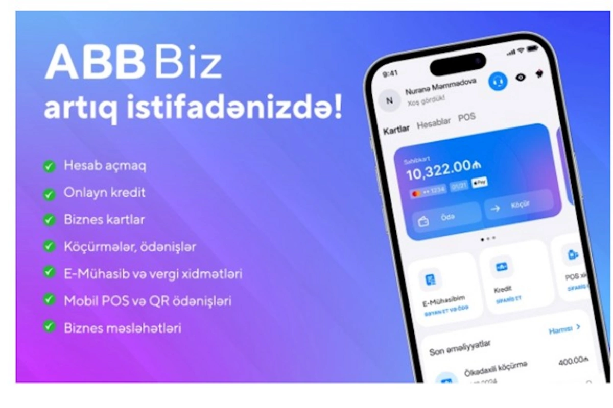 ABB kiçik sahibkarlar üçün yeni tətbiq təqdim etdi!