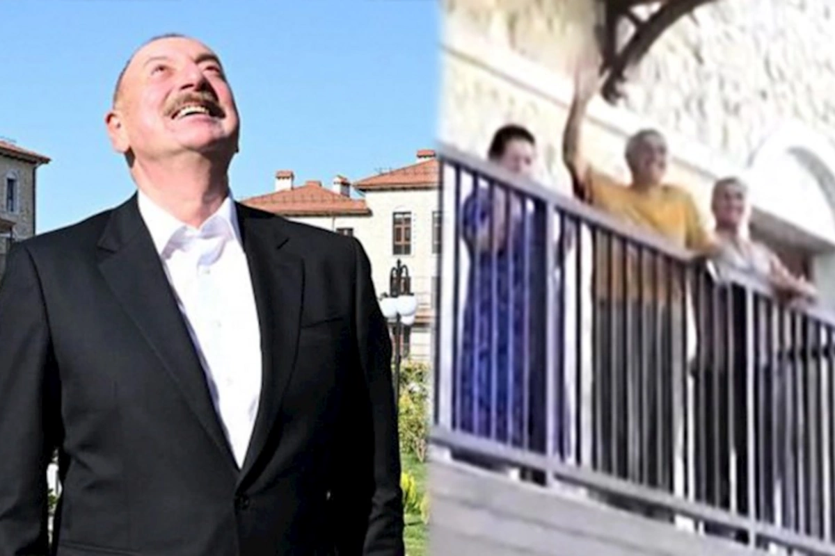 Prezidentlə eyvandan söhbətləşən rəssam: İlk görüşümüz deyildi — VİDEO/FOTOLAR