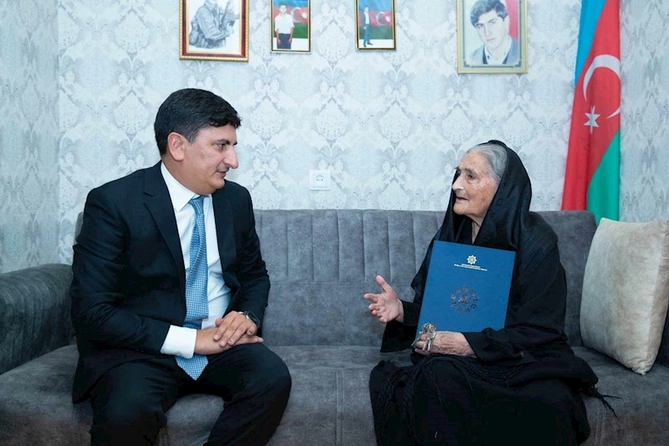 Natiq Qasımovun anasına ev verildi — FOTO