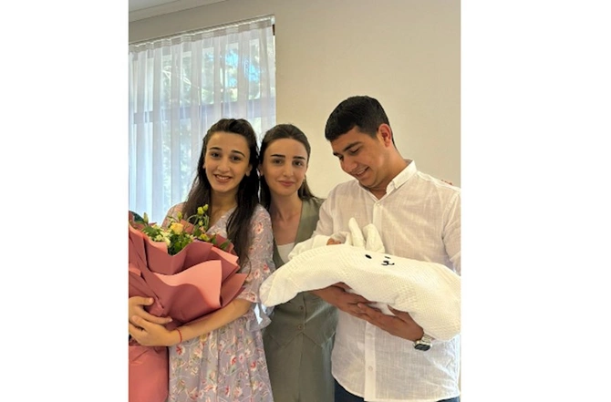 Sus kəndində ilk körpə dünyaya gəlib — FOTOLAR Sus kəndində ilk körpə dünyaya gəlib — FOTOLAR