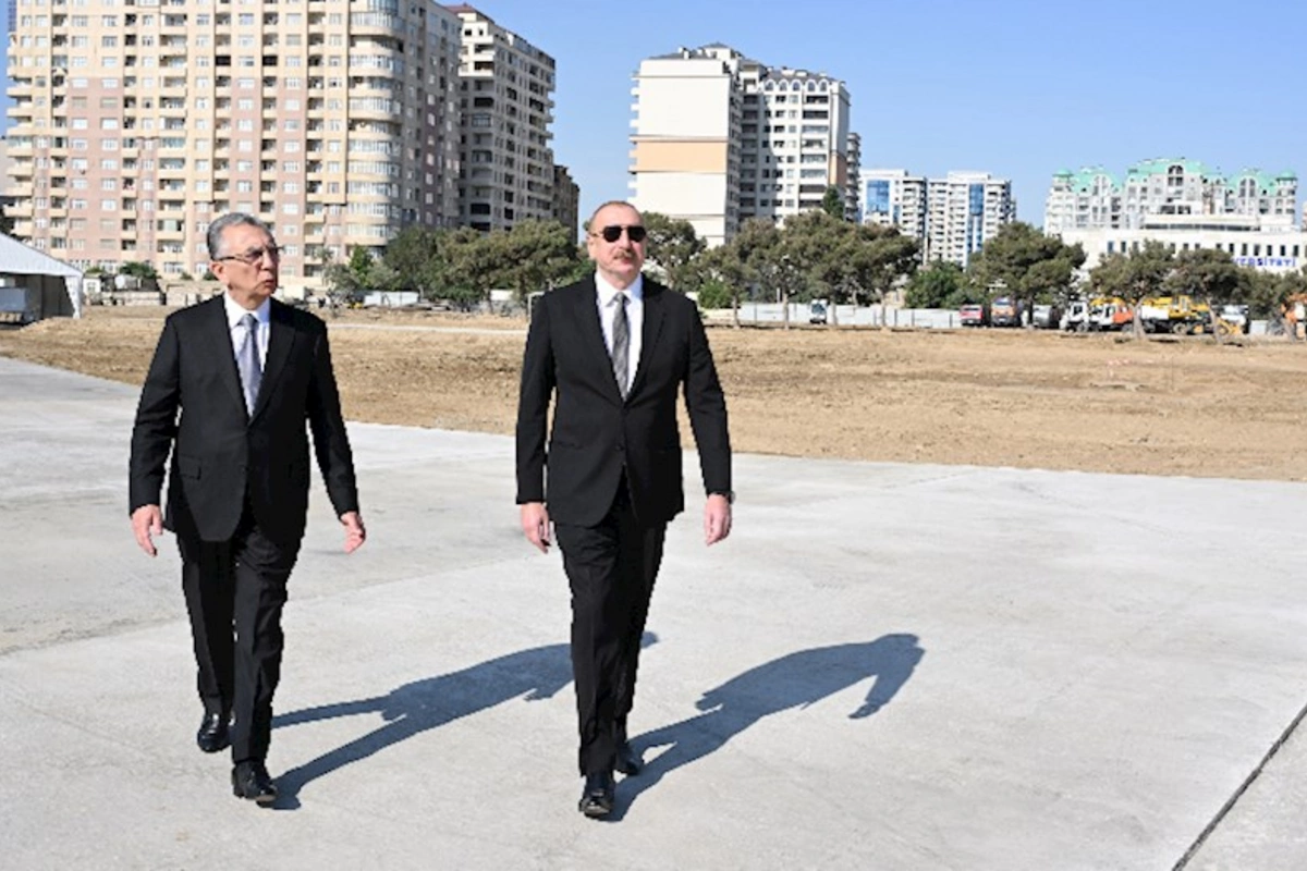 Prezident paytaxtda yeni yaradılan PARKDA — FOTOLAR