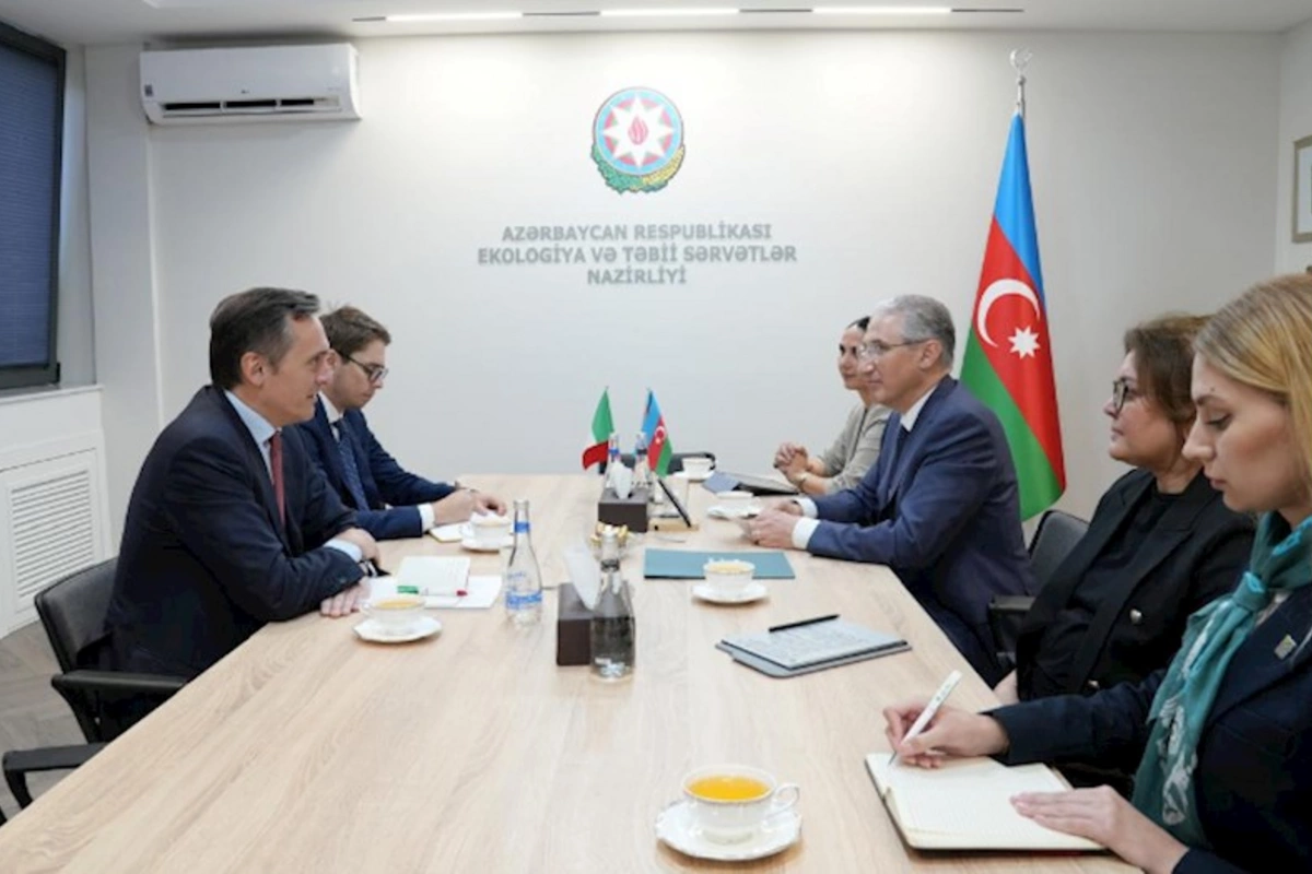 Muxtar Babayev İtaliya səfiri ilə görüşdü
