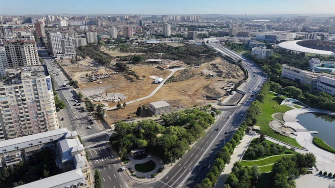 Prezident paytaxtda yeni yaradılan PARKDA — FOTOLAR Prezident paytaxtda yeni yaradılan PARKDA — FOTOLAR