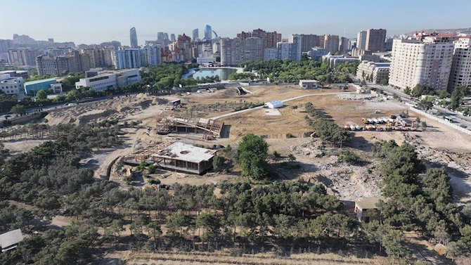 Prezident paytaxtda yeni yaradılan PARKDA — FOTOLAR Prezident paytaxtda yeni yaradılan PARKDA — FOTOLAR