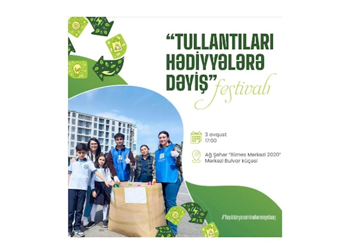 Azərbaycanda növbəti dəfə “Tullantıları hədiyyələrə dəyiş” festivalı keçiriləcək — FOTO