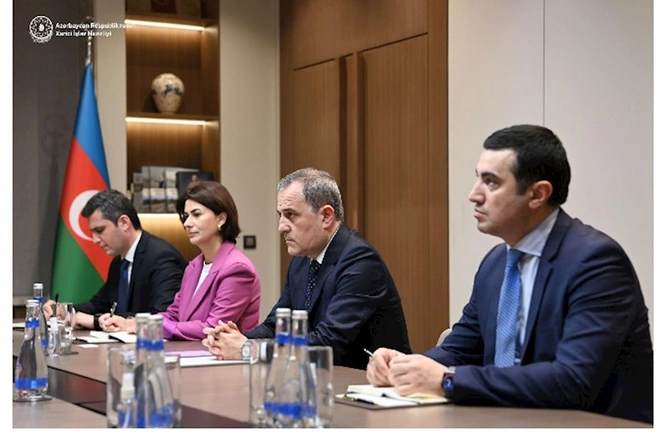 Ceyhun Bayramov ATƏT DTİHB Müşahidə Missiyasının rəhbərini qəbul etdi — FOTO