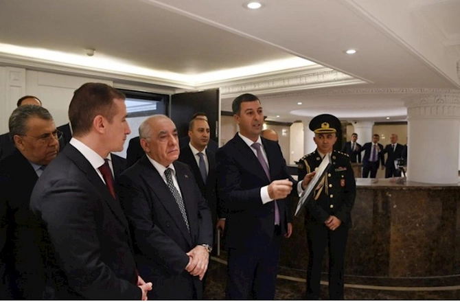Əli Əsədov Azərbaycanın İrandakı səfirliyində — FOTOLAR