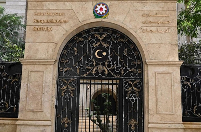 Əli Əsədov Azərbaycanın İrandakı səfirliyində — FOTOLAR
