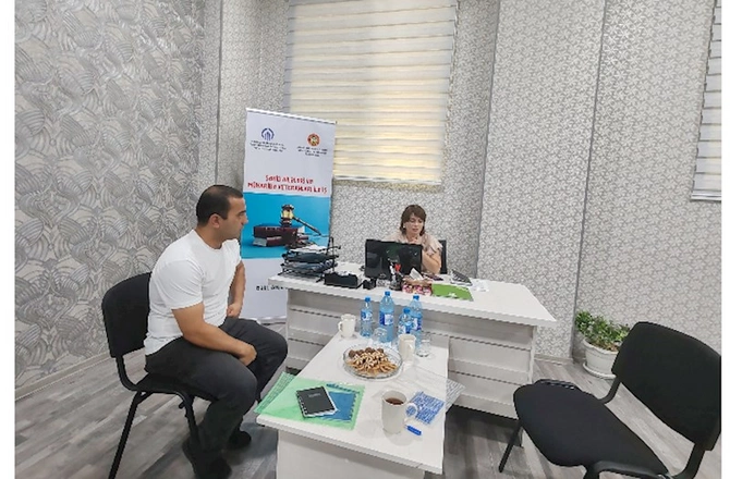 Şəhid ailələri və müharibə veteranları ilə iş adlı layihə davam edir — FOTOLAR