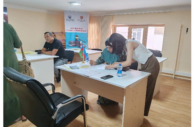 Şəhid ailələri və müharibə veteranları ilə iş adlı layihə davam edir — FOTOLAR