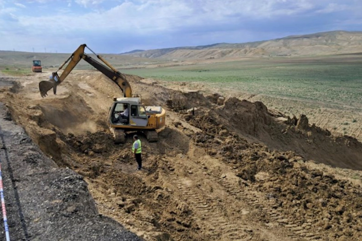 Bakı-Şamaxı-Yevlax yolunda sürüşmə prosesinin səbəbləri — FOTO