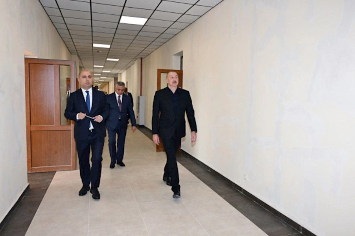 Prezident Qarabağ Universitetində görülən işlərlə tanış oldu — FOTOLAR