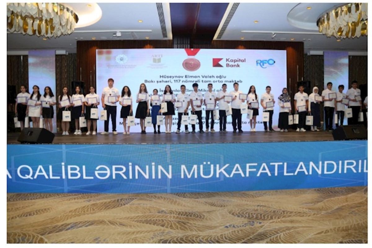 Respublika fənn olimpiadalarının qalibləri mükafatlandırıldı