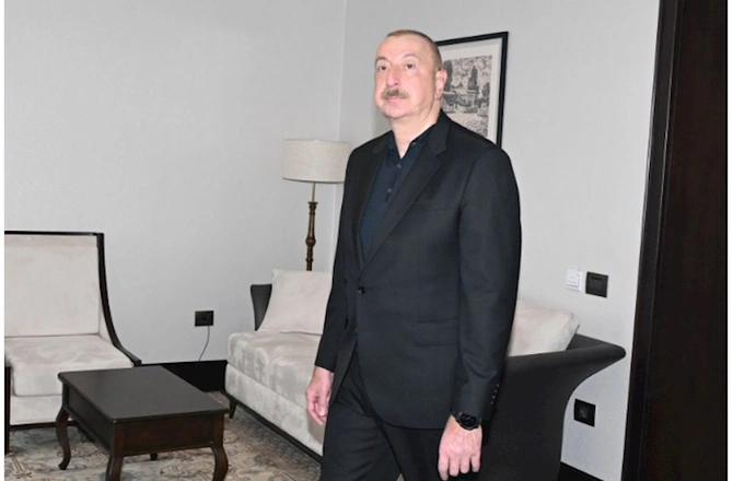 Prezident “Qarabağ” hotelinin açılışında — FOTOLAR