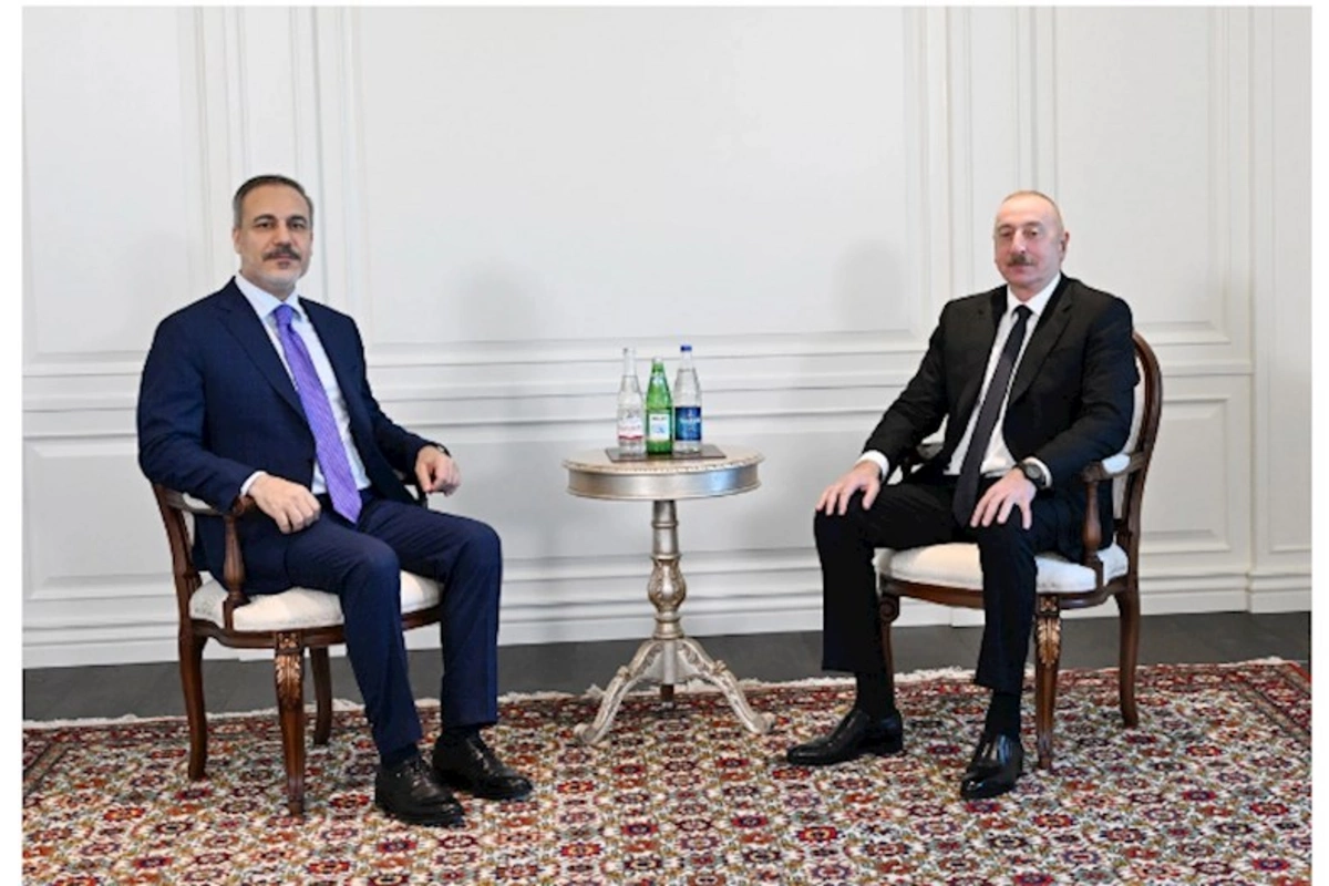 İlham Əliyev Hakan Fidanı qəbul edib