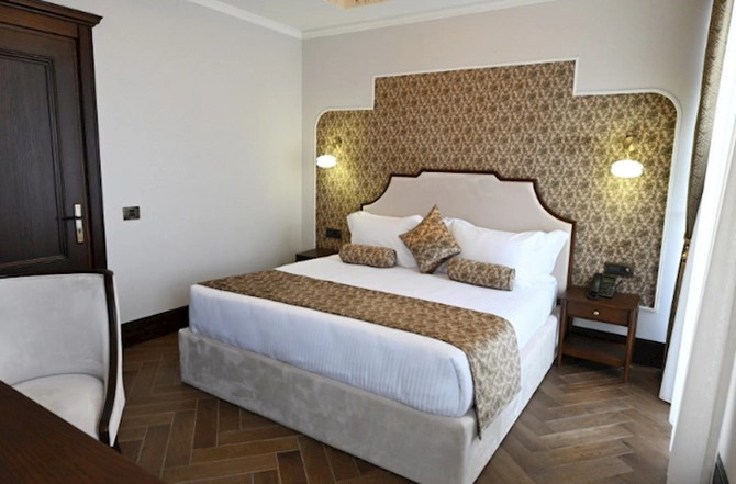 Prezident “Qarabağ” hotelinin açılışında — FOTOLAR