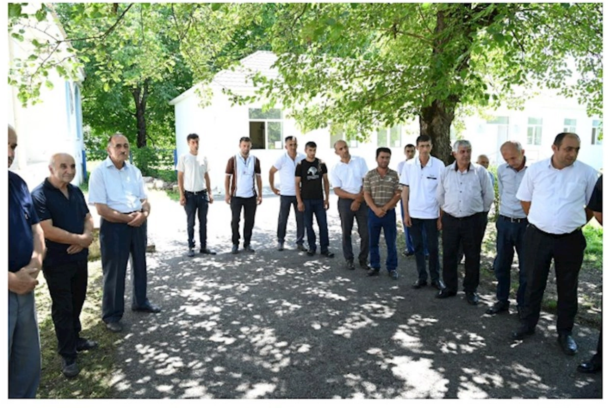 “Azərişıq” sədri Vüqar Əhmədov Oğuzda vətəndaşları qəbul etdi — FOTO