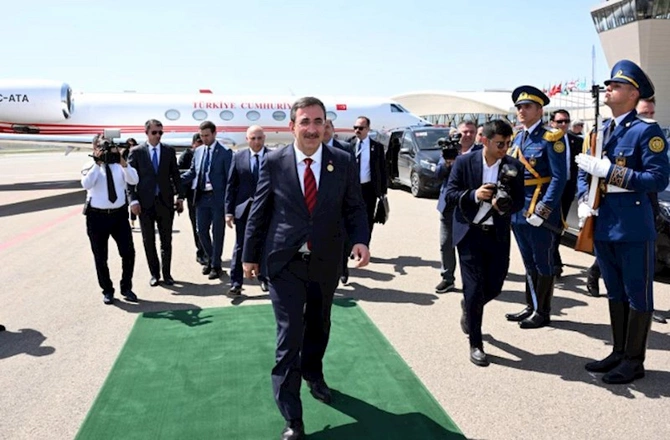 Cevdet Yılmazın Azərbaycana səfəri başa çatdı — FOTOLAR