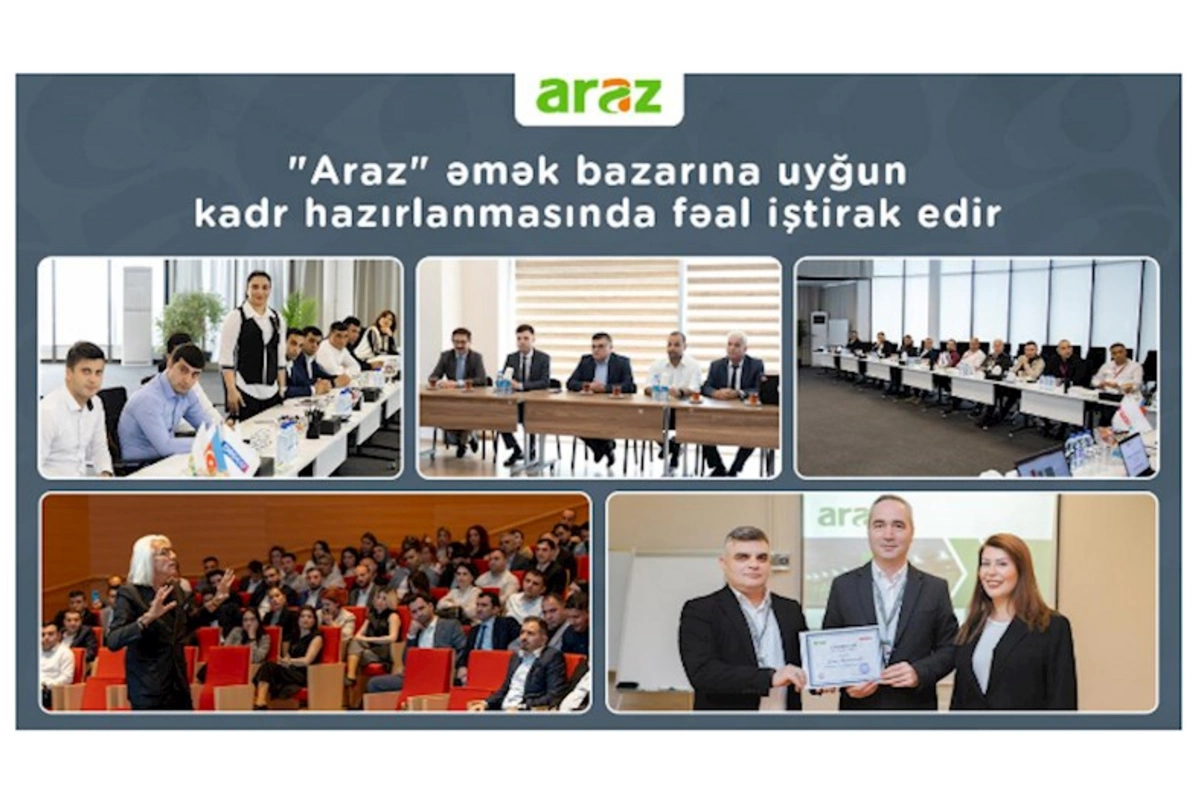 Araz supermarketlər şəbəkəsi əmək bazarına uyğun kadr hazırlanmasında fəal iştirak edir