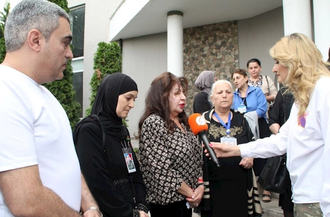 “Şəhid ailələrinin cəmiyyətə sağlam inteqrasiyasina dəstək olaq” layihəsinin icrası Qubada davam etdi — FOTOLAR