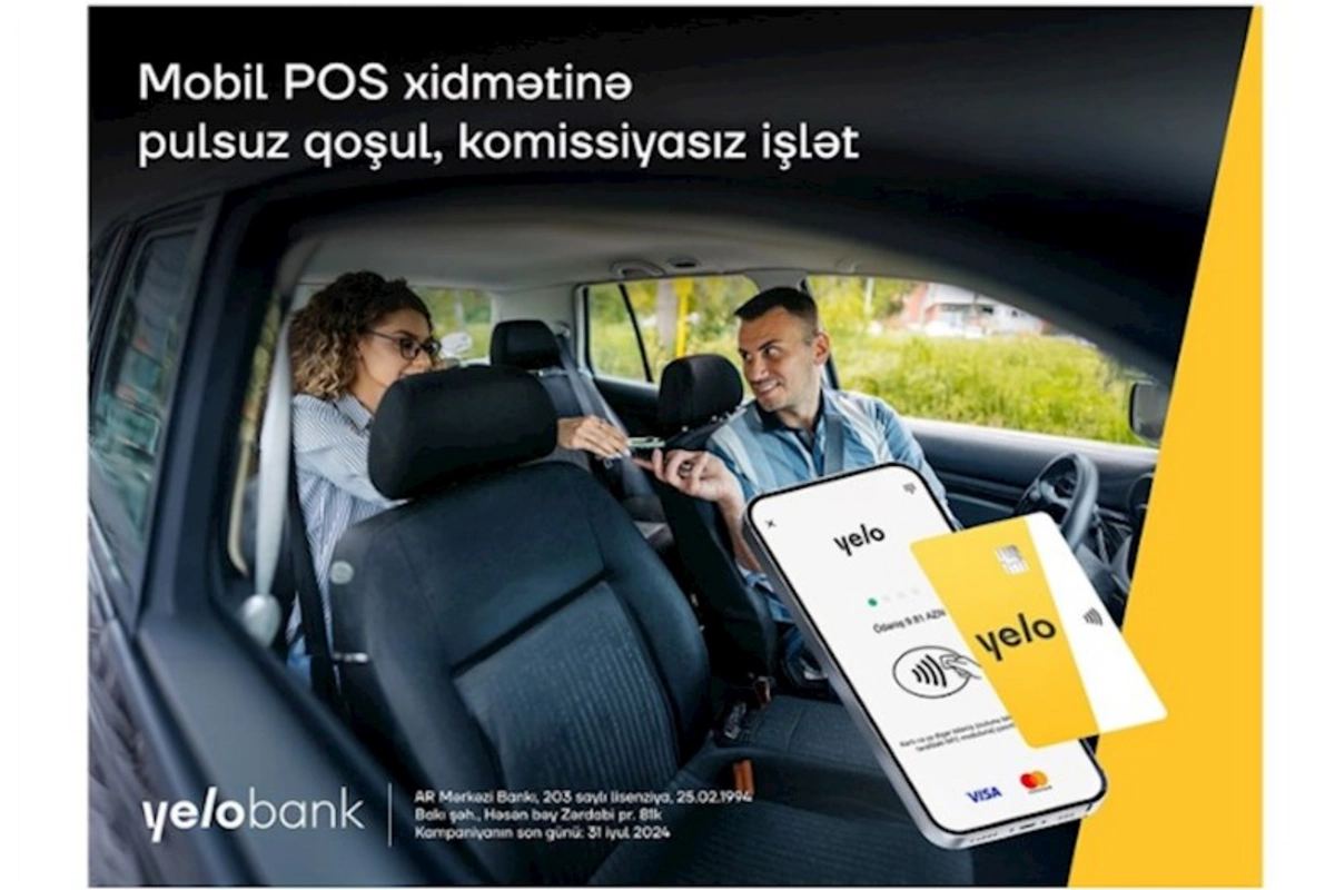 Yelo Mobil POS xidmətinə pulsuz qoşul, pulsuz istifadə et! 